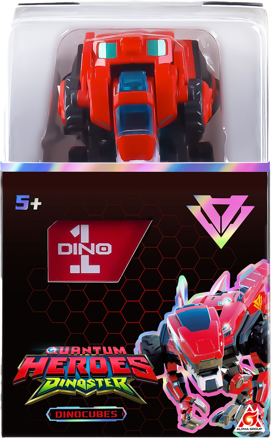 Игрушка DINOSTER Диностер. Динокуб трансформер, в ассортименте, превью