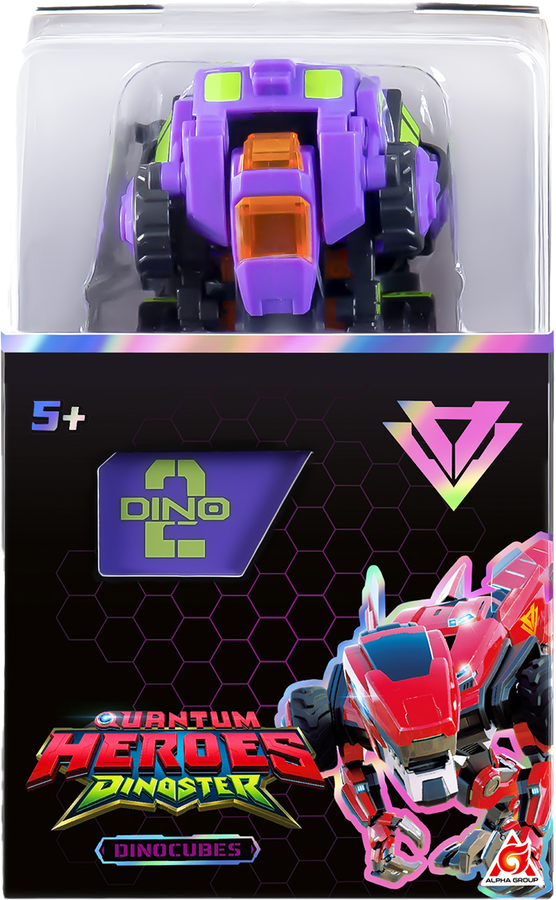 Игрушка DINOSTER Диностер. Динокуб трансформер, в ассортименте, превью