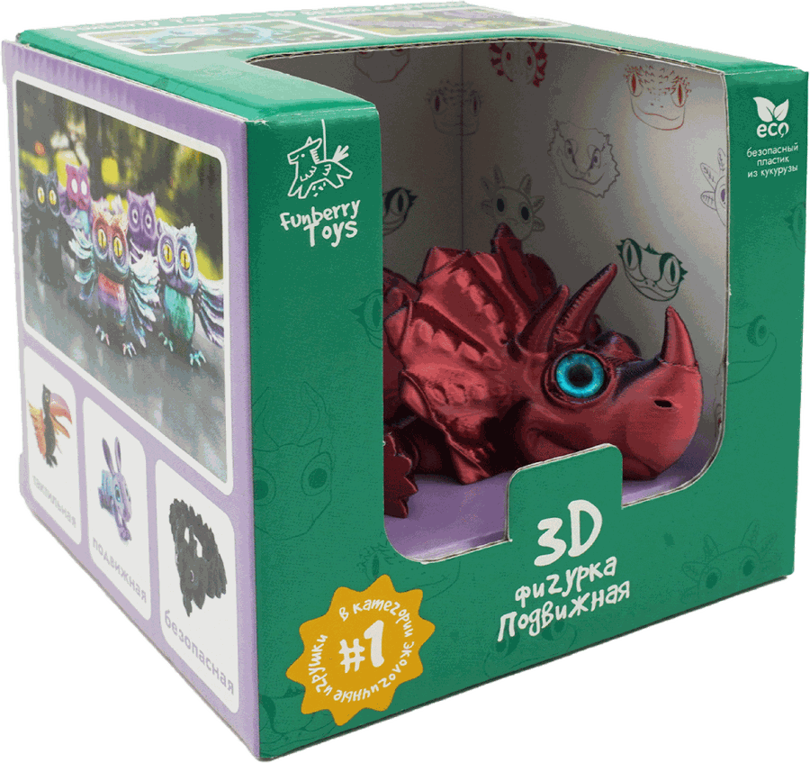 Игрушка FUNBERRY TOYS 3D вид 1, в ассортименте, Арт. 5001, превью