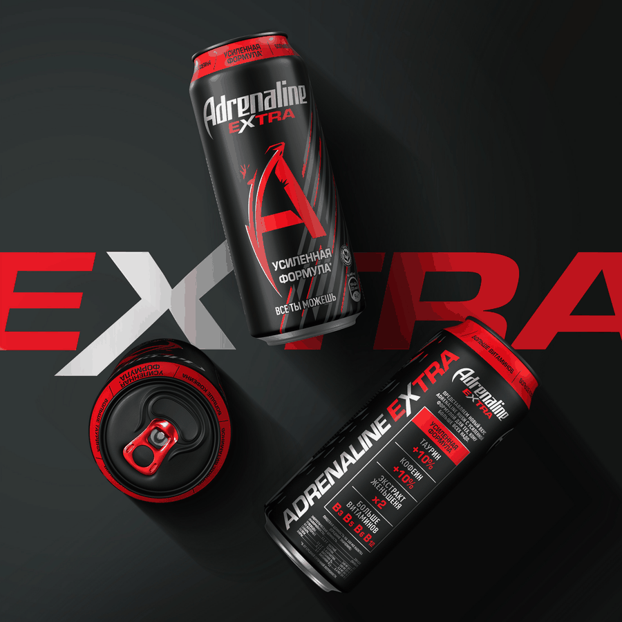 Напиток энергетический ADRENALINE Rush Extra тонизирующий, 0.449л, предпросмотр