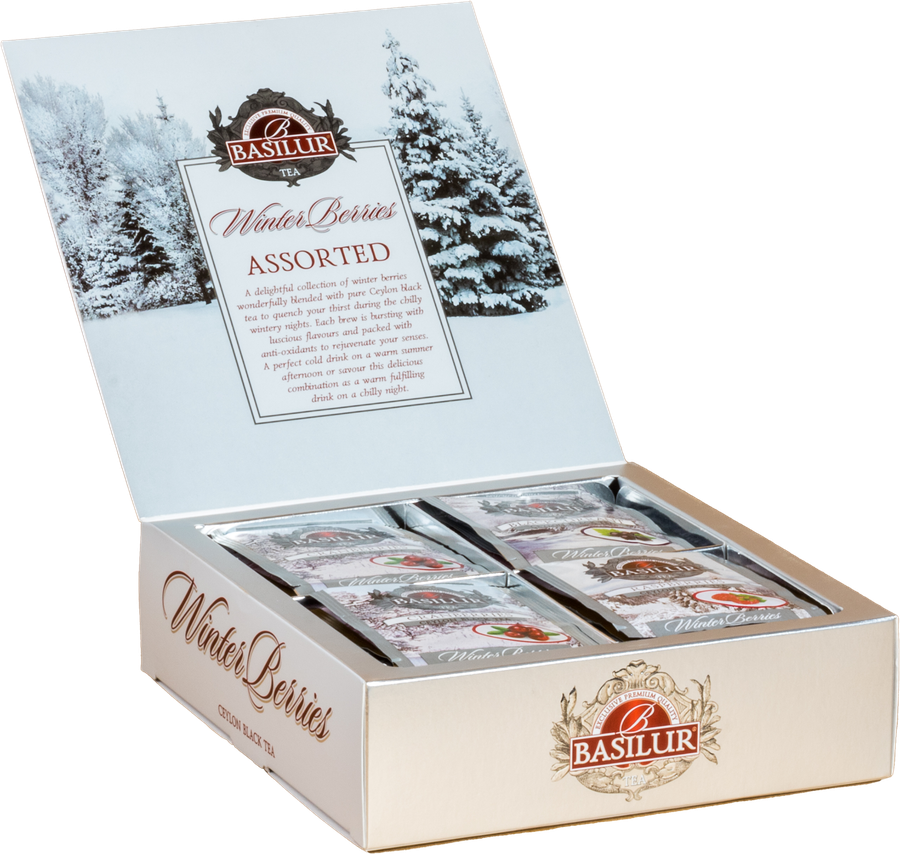 Набор чайный BASILUR Winter Berries Зимние ягоды ассорти, 80г, предпросмотр
