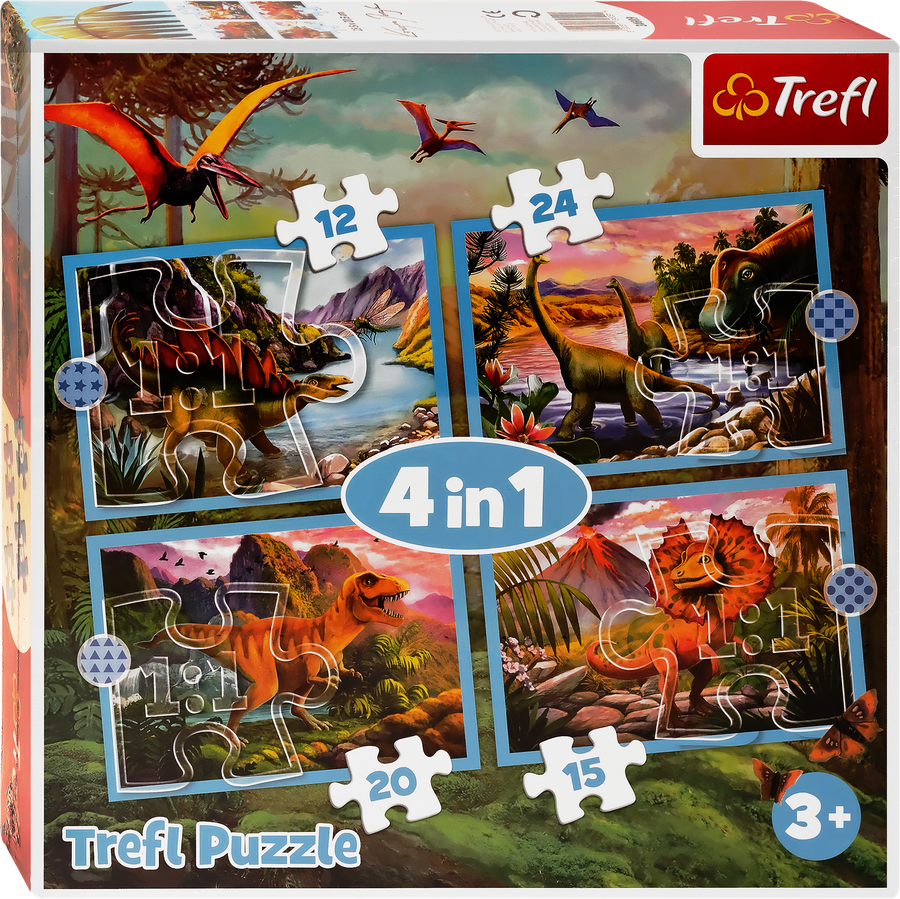 Пазл TREFL 4 в 1, в ассортименте, превью