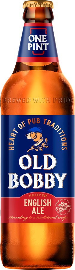 Напиток пивной OLD BOBBY Ale пастеризованный 4,5%, 0.568л, предпросмотр