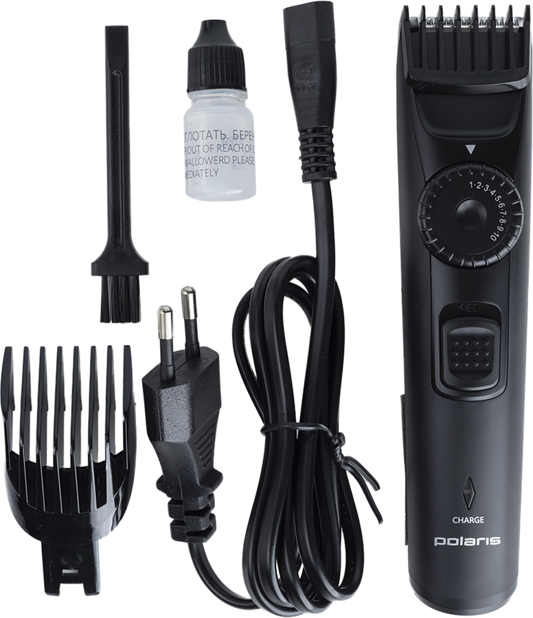 Машинка для волос POLARIS PHC 2104RC, черная, предпросмотр