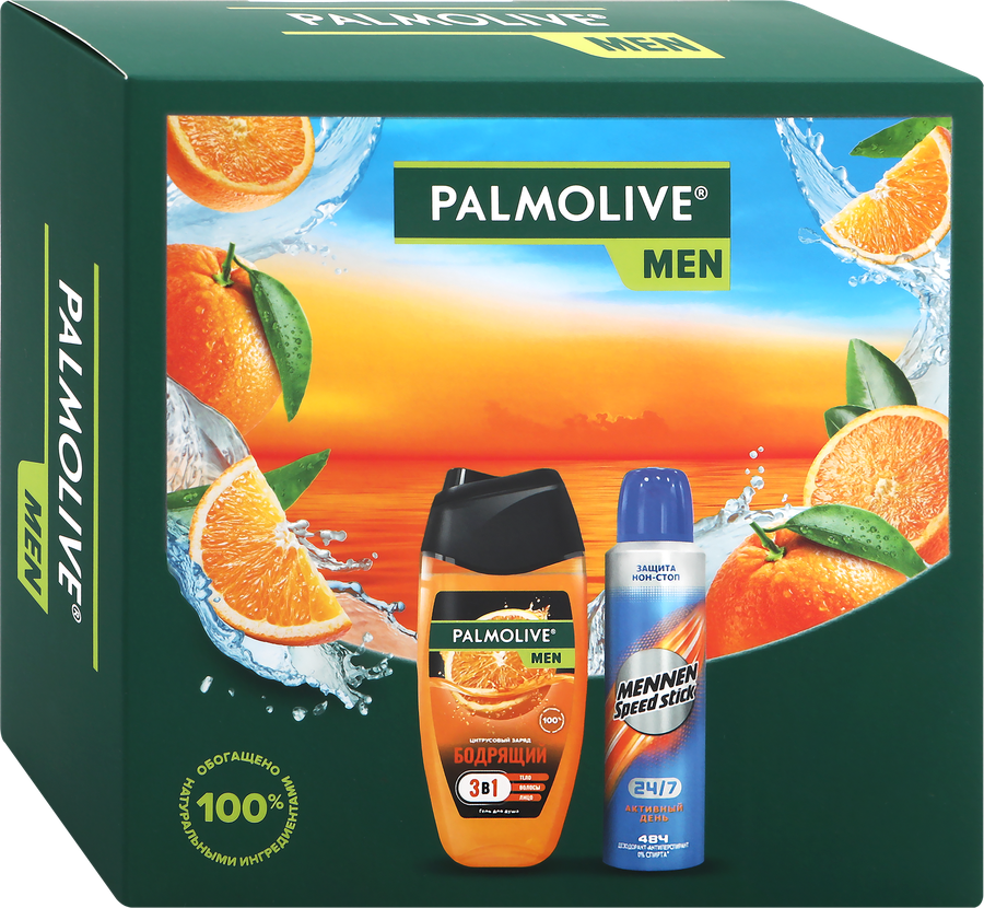 Набор подарочный PALMOLIVE Men Цитрусовый заряд для активного дня, превью