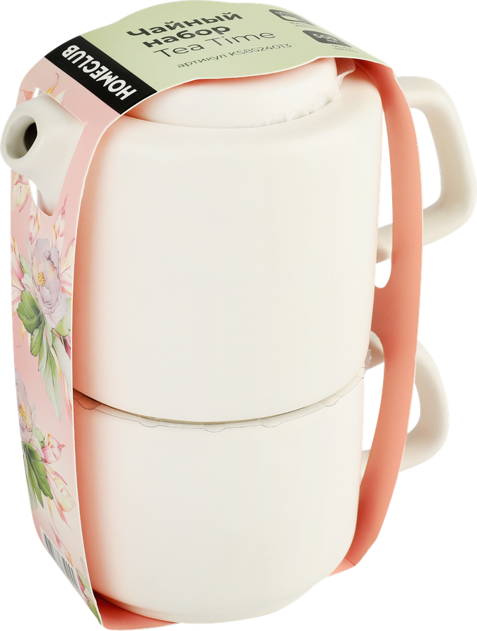 Набор чайный HOMECLUB Tea Time, 2 предмета, керамика, Арт. KS8524013, превью