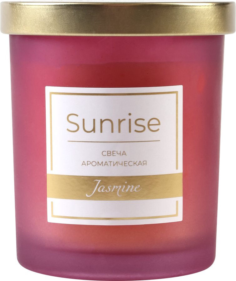 Свеча ароматическая HOMECLUB Sunrise, в банке, подарочная упаковка, парафин, Арт. EVG-5, превью