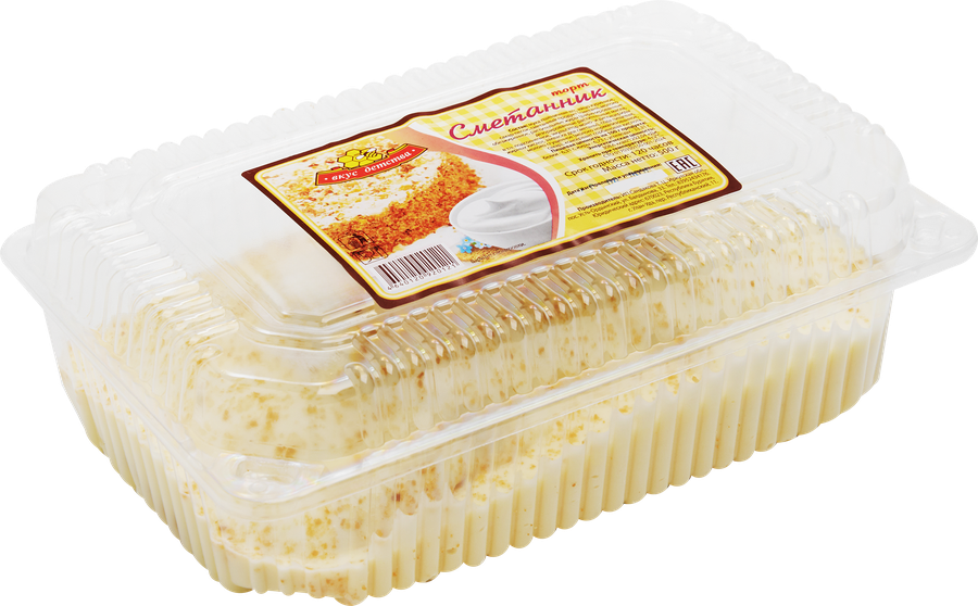 Торт ВКУС ДЕТСТВА Сметанник, 500г, предпросмотр