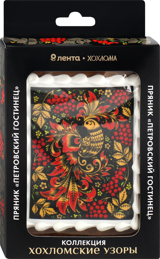 Пряник ЛЕНТА Русские узоры Хохлома, 100г, превью