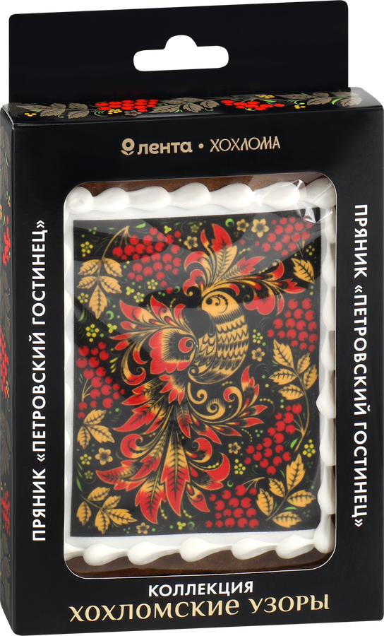 Пряник ЛЕНТА Русские узоры Хохлома, 100г, предпросмотр
