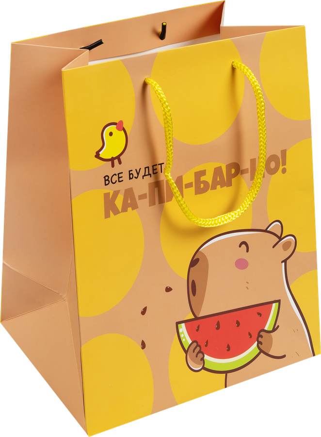 Пакет Капибара 25х22х12см, Арт. 3333232, превью