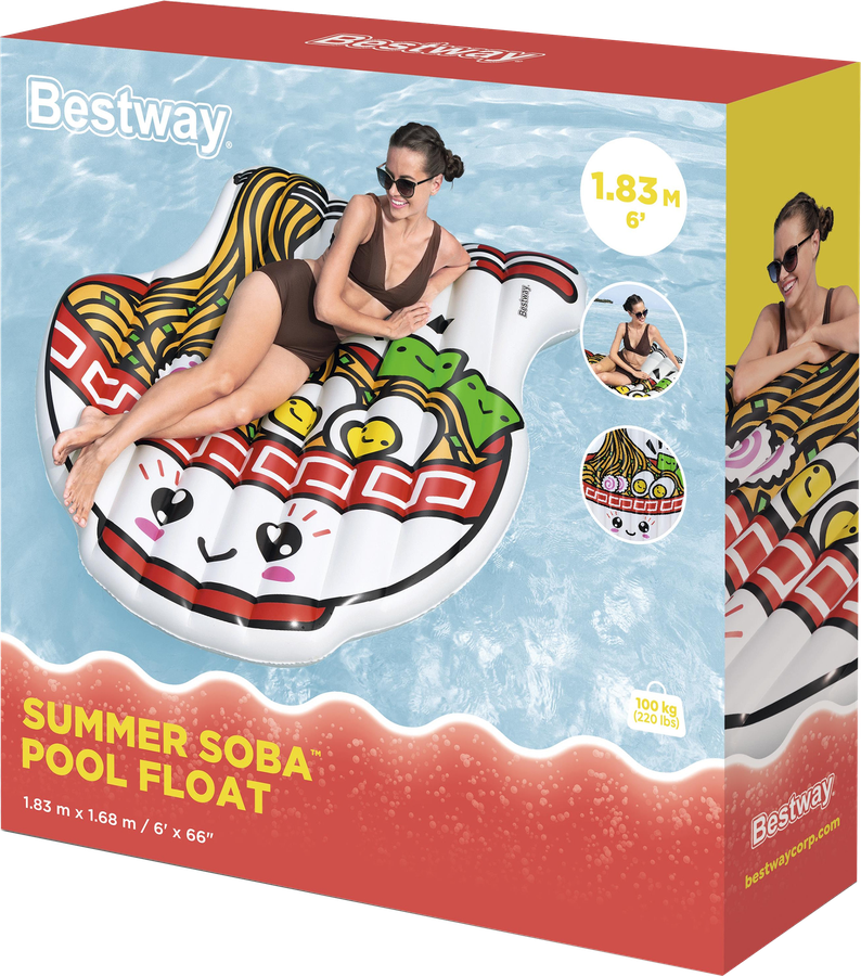 Матрас для плавания BESTWAY Соба 183х168см, Арт. 43841, превью