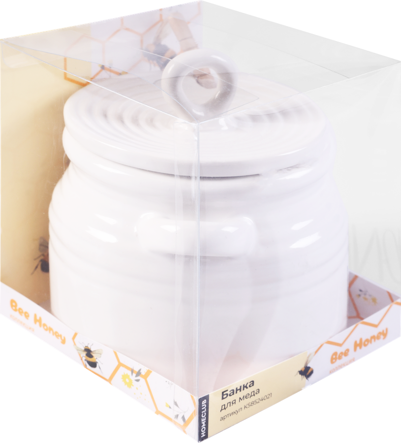 Банка для меда HOMECLUB Honey керамика, 500мл, Арт. KS8524021, превью