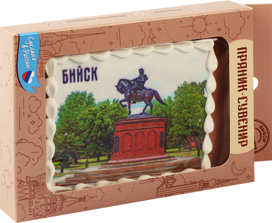 Пряник ЛЕНТА ВЫБОР ЭКСПЕРТОВ Города Бийск, 100г, превью