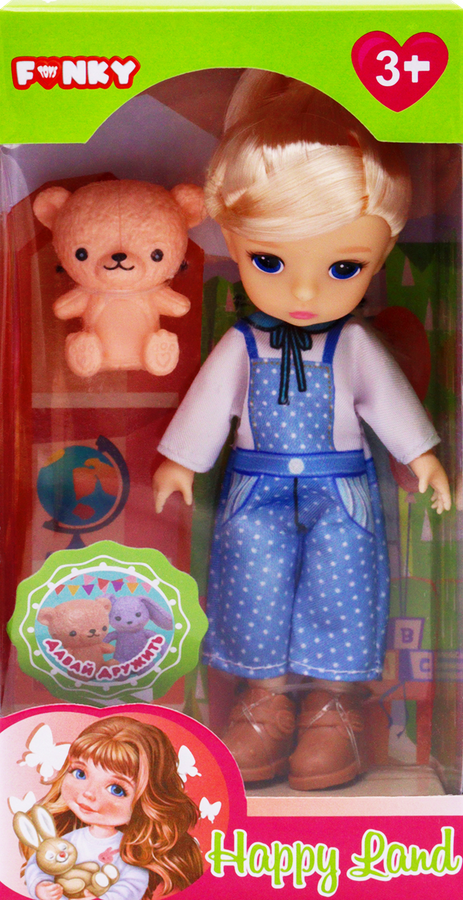 Кукла FUNKY TOYS Модная 14см, на шарнирах, 13 суставов, в ассортименте, предпросмотр