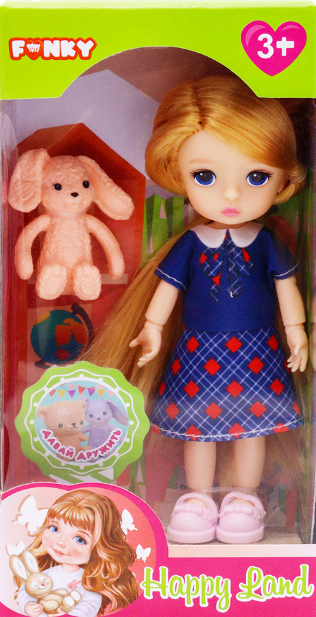 Кукла FUNKY TOYS Модная 14см, на шарнирах, 13 суставов, в ассортименте, превью