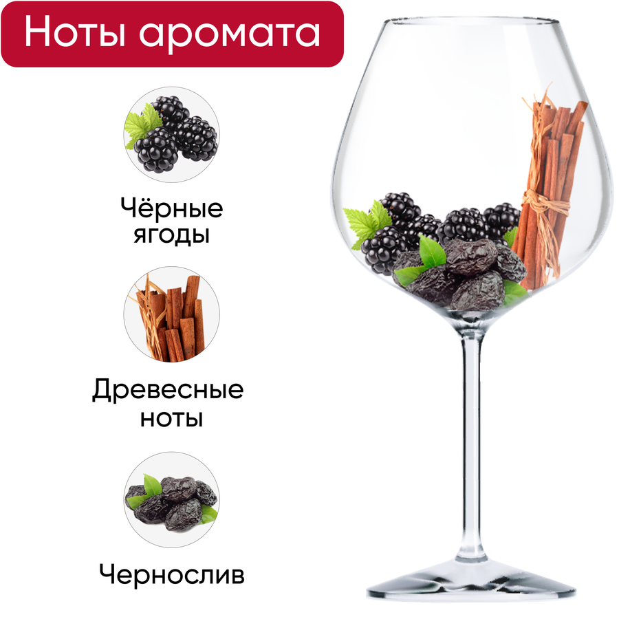 Вино FLEUR DE LA REINE красное сухое, 0.75л, превью