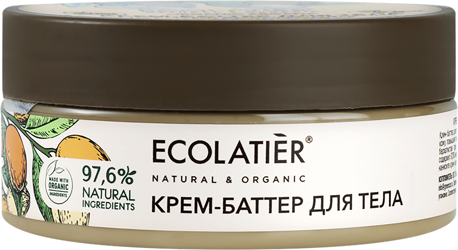 Крем-баттер для тела ECOLATIER Green Organic argana Глубокое восстановление, 150мл, превью