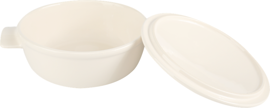 Форма для запекания PLATINUM CHOICE Milky style, с крышкой, керамика, 2.2л, Арт. OS-LO3, предпросмотр