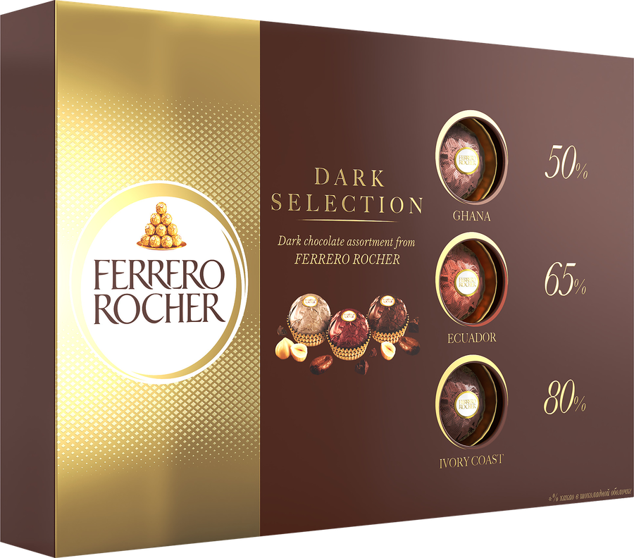 Конфеты FERRERO ROCHER Dark Selection, 187,5г, предпросмотр