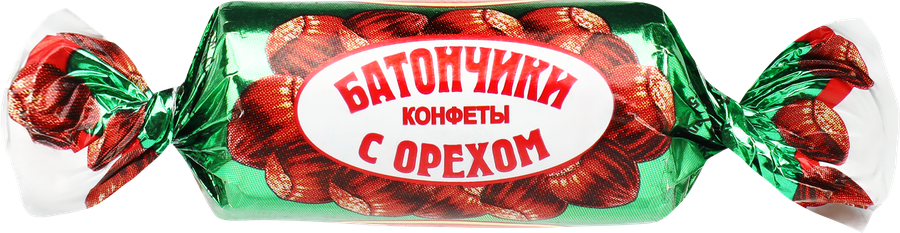 Конфеты КРАСНЫЙ ОКТЯБРЬ Батончики с орехом, весовые, предпросмотр