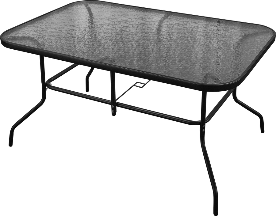 Стол стеклянный GIARDINO CLUB 140x90x72см, Арт. LF202400, превью