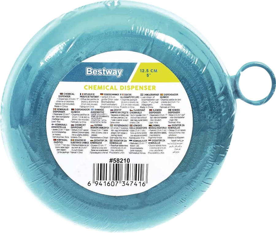 Дозатор-поплавок для бассейна BESTWAY 14,8х12,4х11,7см для таблеток d=2,5см, Арт. 58210, превью