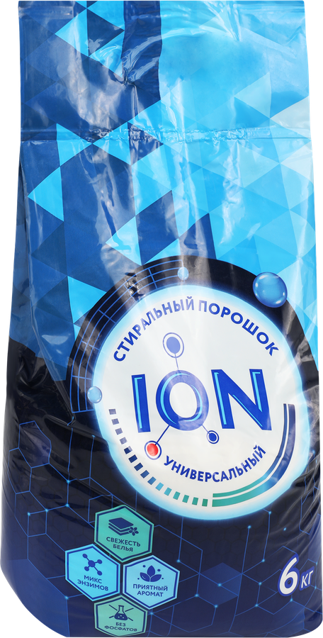 Стиральный порошок ION универсальный, 6кг, предпросмотр