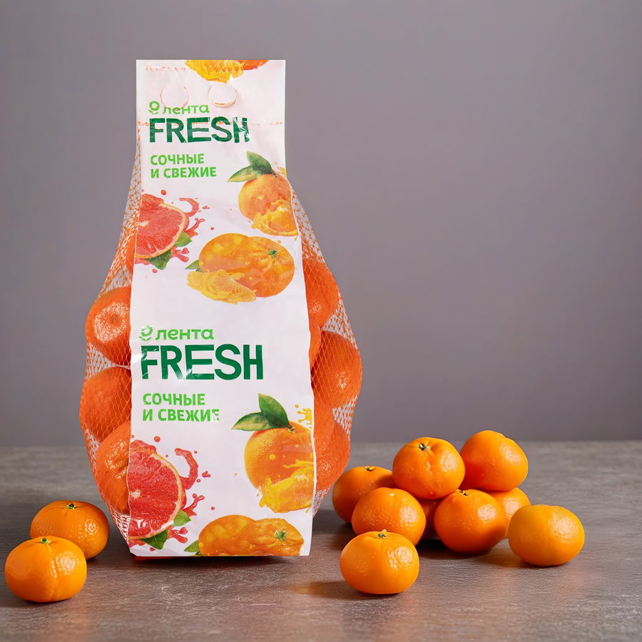 Мандарины ЛЕНТА FRESH отборные, фасованные, весовые, превью