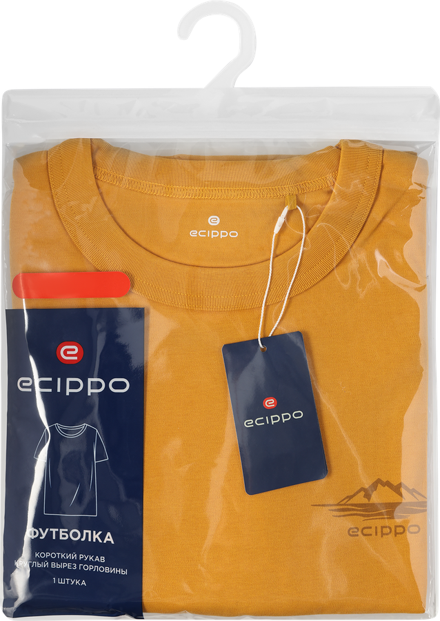 Футболка мужская ECCIPO оранжевая, Арт. SS25102-01, предпросмотр