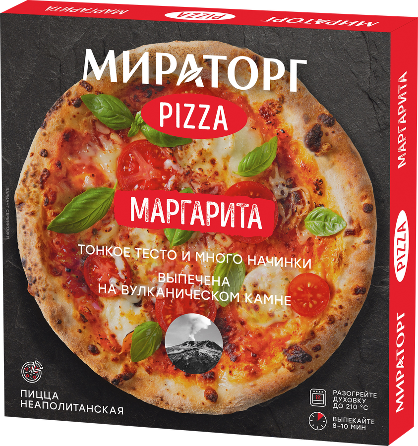 Пицца МИРАТОРГ Маргарита, 340г, превью