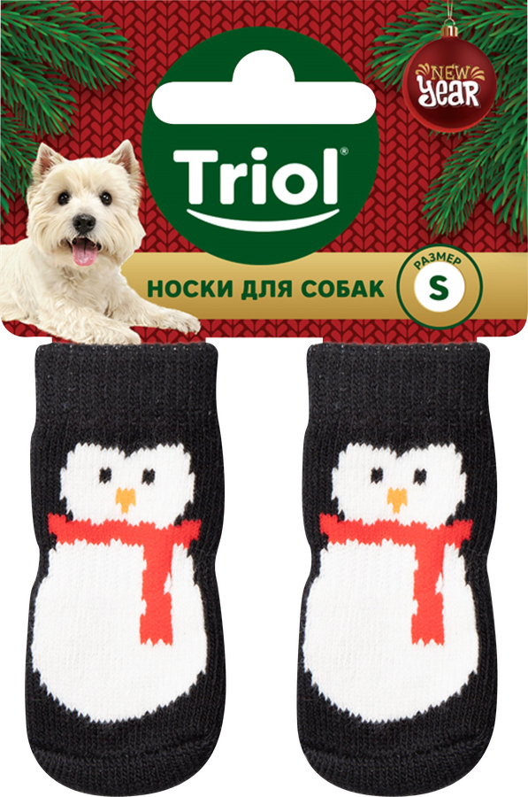 Носки для собак TRIOL Пингвин, размер S, предпросмотр
