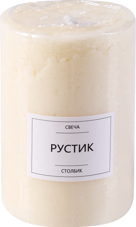 Свеча HOMECLUB столбик рустик, 9х6см, предпросмотр