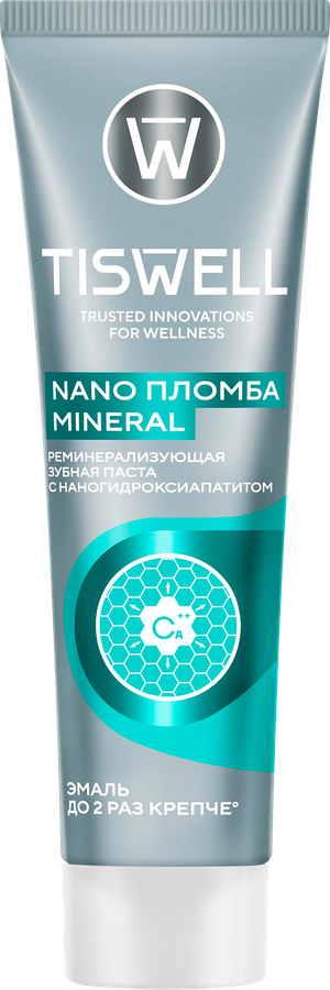 Зубная паста TISWELL реминерализующая с наногидроксиапатитом, 110г, предпросмотр
