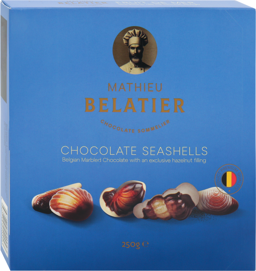 Конфеты шоколадные MATHIEU BELATIER Ракушки, 250г, превью
