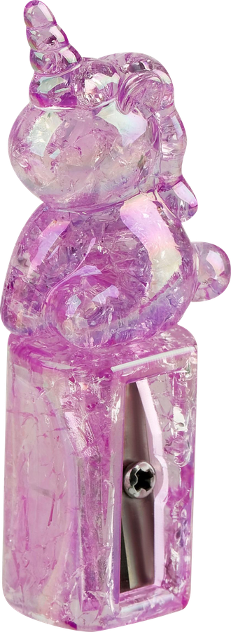 Точилка MESHU Cute unicorn пластиковая, 1 отверстие, в ассортименте, предпросмотр