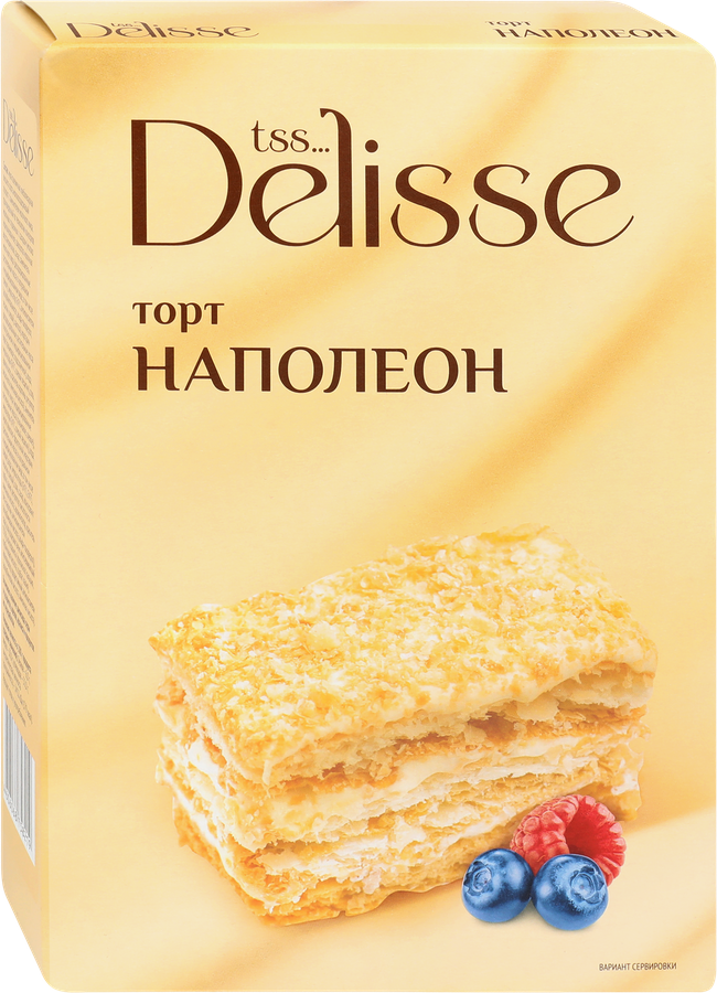 Торт DELISSE Наполеон, 340г, превью
