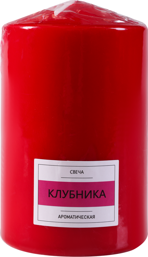 Свеча ароматическая HOMECLUB Клубника, столбик, 12х7см, предпросмотр