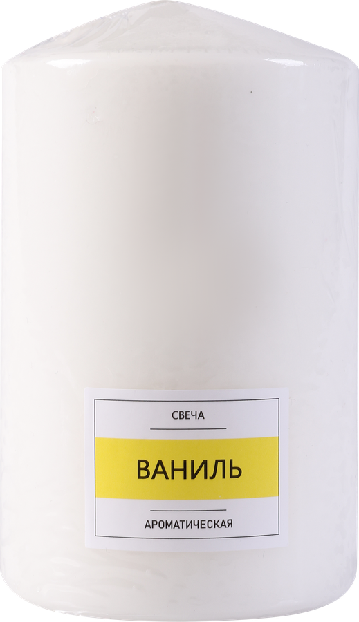 Свеча ароматическая HOMECLUB Ваниль, столбик, 12х7см, превью