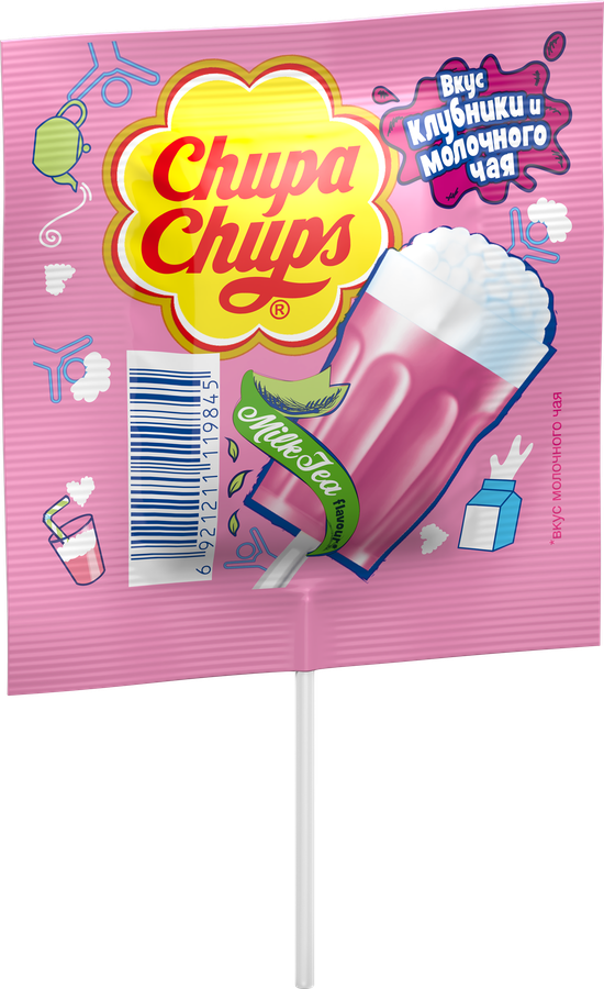 Карамель CHUPA CHUPS Milk Foam Tea, 15г, превью