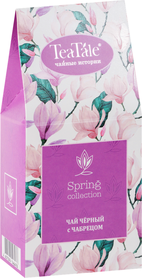 Чай черный TEATALE Garden Flowers Purple байховый с чабрецом, среднелистовой, 50г, предпросмотр