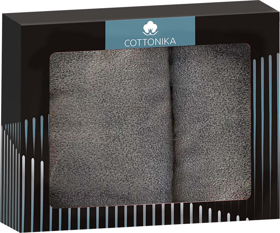 Набор махровых полотенец COTTONIKA Arctic 50х70см и 70х120см, Арт. НрArctic2, 2шт, предпросмотр