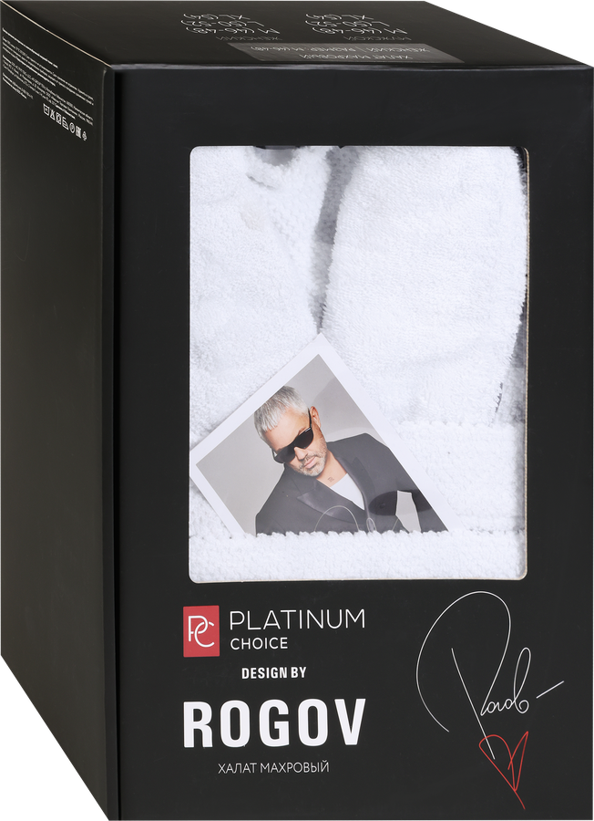 Халат махровый женский PLATINUM CHOICE р. М (46–48), Арт. PCbathW4648, предпросмотр