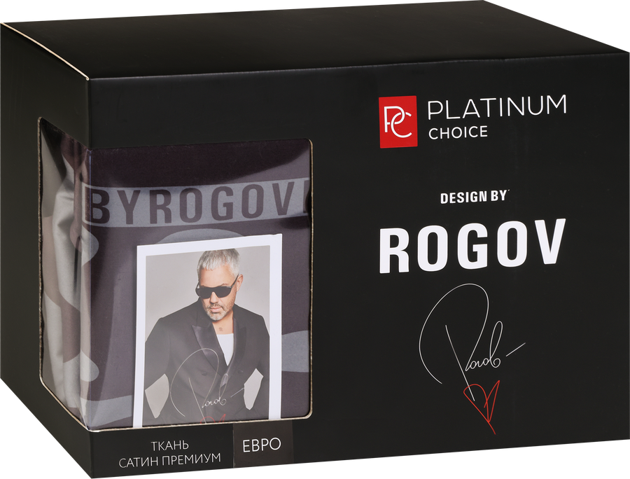 Комплект постельного белья Дуэт PLATINUM CHOICE черный, сатин, Арт. PCSA_дуетbl, превью