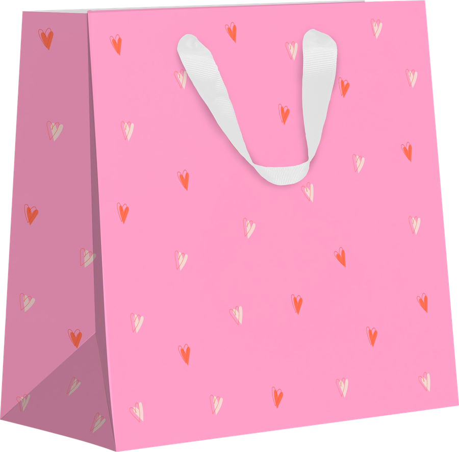Пакет подарочный ПАКЕТИКО Love, 21х19х9см, Арт. MGT, предпросмотр