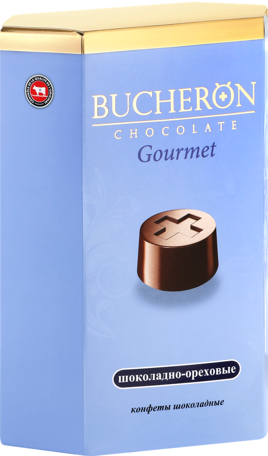 Конфеты BUCHERON Gourmet с шоколадно-ореховым вкусом, 130г, превью