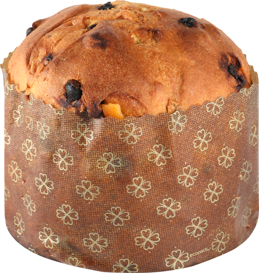 Кулич FONTANA Dolce Delle Feste Панеттоне с изюмом и цукатами, 500г, предпросмотр