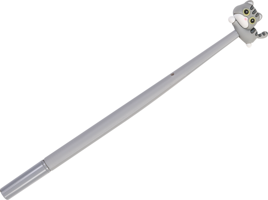 Ручка шариковая КРОК&ДИЛЛИ Котики, синий, Арт. L522093-1, превью