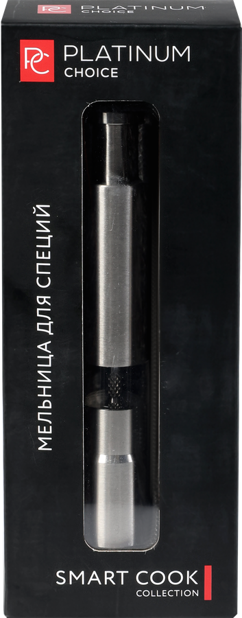 Мельница для специй PLATINUM CHOICE Smart Cook, сталь, акрил, Арт. LPC-1, предпросмотр