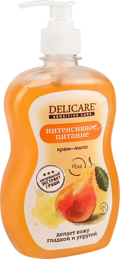 Жидкое крем-мыло DELICARE Sensitive care Интенсивное питание, 500мл, предпросмотр